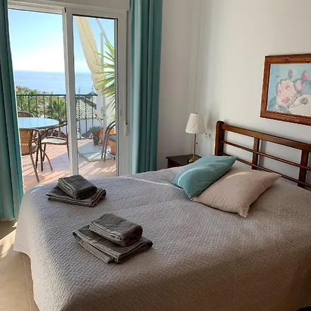Playa Burriana, Stor Terass, Havsutsikt, Pool Apartment Nerja
