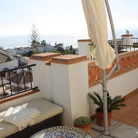 Playa Burriana, Stor Terass, Havsutsikt, Pool Apartman