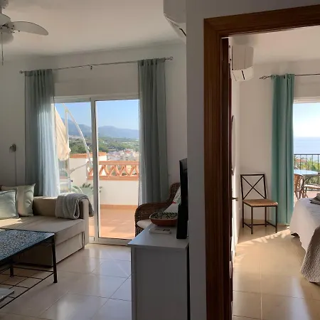 Playa Burriana, Stor Terass, Havsutsikt, Pool Апартаменти Нерха