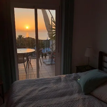 Playa Burriana, Stor Terass, Havsutsikt, Pool Apartman