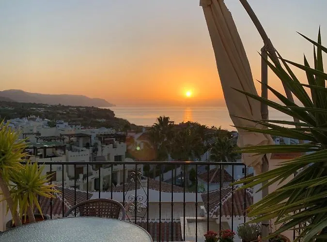 Playa Burriana, Stor Terass, Havsutsikt, Pool Apartment