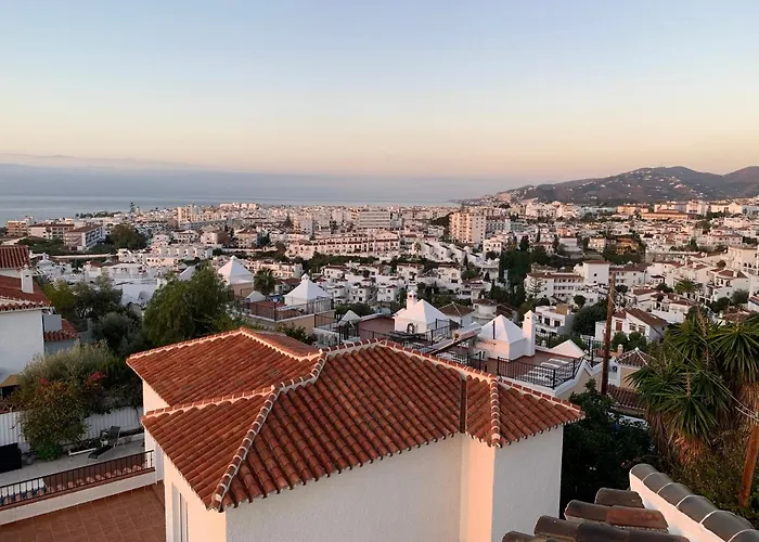 Playa Burriana, Stor Terass, Havsutsikt, Pool Nerja