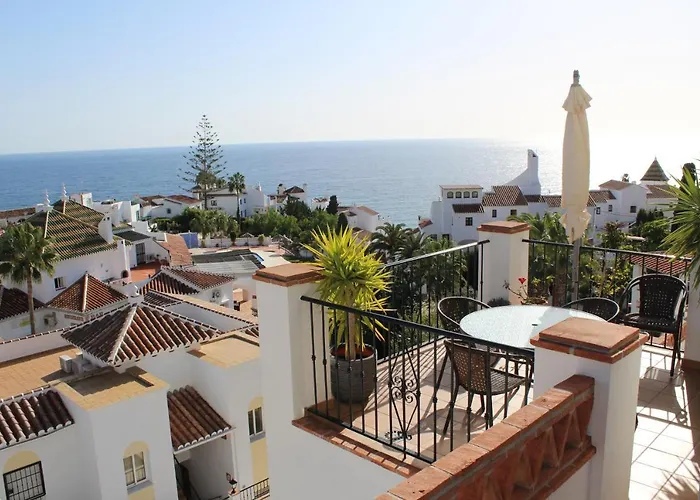 Playa Burriana, Stor Terass, Havsutsikt, Pool Apartment *