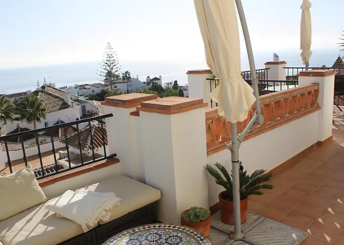 Playa Burriana, Stor Terass, Havsutsikt, Pool Apartment