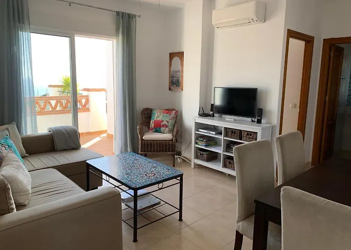 Playa Burriana, Stor Terass, Havsutsikt, Pool * Nerja