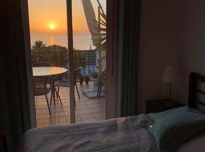 Playa Burriana, Stor Terass, Havsutsikt, Pool Apartment